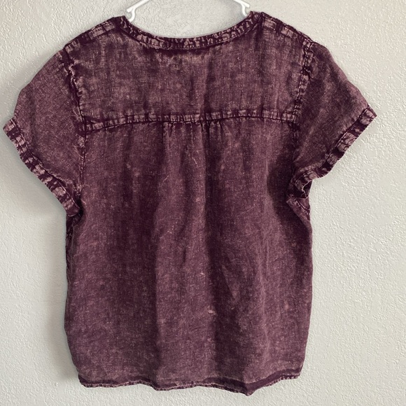 Coldwater Creek linen top - Picture 5 of 6